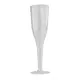 Duni wegwerp Champagne glazen